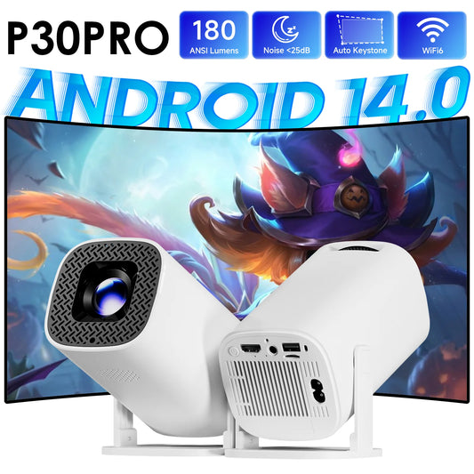 P30 PRO Smart Mini Projector - Android 14